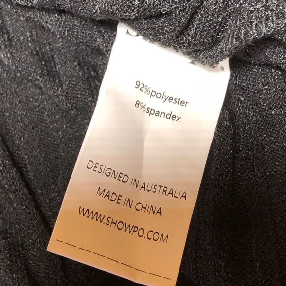 SHOWPO THE NEXT STEP MINI DRESS - LONG SLEEVE DRESS IN BLACK Size 10 - Picture 7 of 9